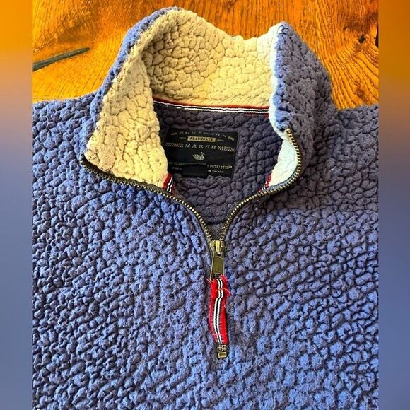 Southern Marsh Appalachian Pile Sherpa Pullover Sweater Size S 1/4 Zip Fleece - Picture 6 of 8